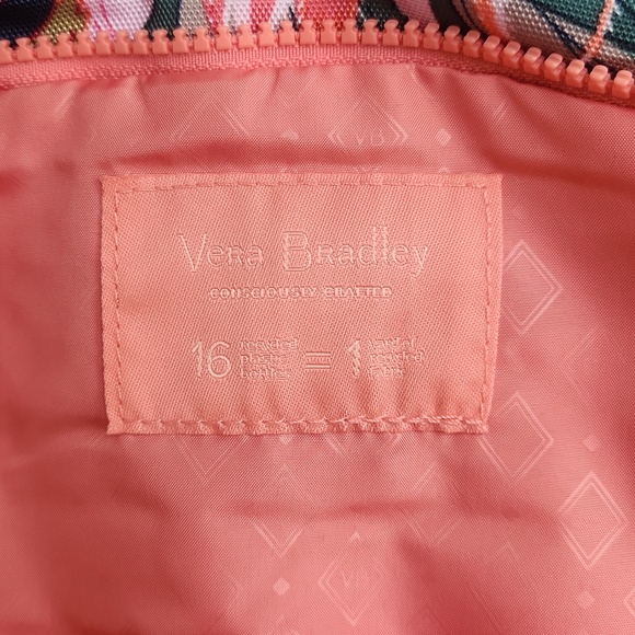 Vera Bradley ReActive XL Backpack in Rain Forest Canopy Coral Print - Picture 14 of 16